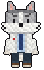 Zara, Graphic designer: the wolf this member of your team is drawn as on the floor